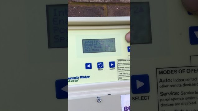 How to: Adjust Chlorine Output on Pentair Easy Touch Board